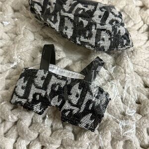 Dior Black and White Doll Outfit